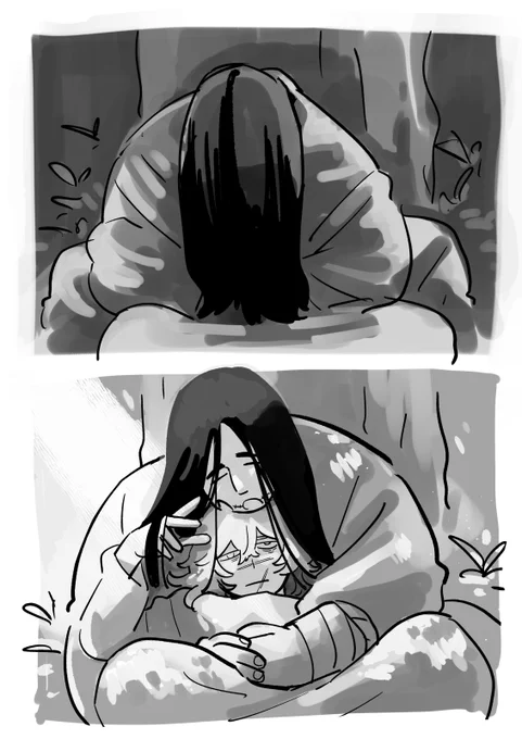 【腐】オクバデ…髪カーテン…逃亡if… 