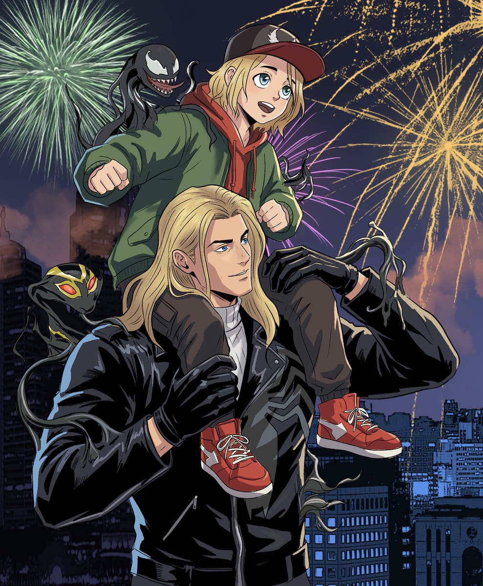 The year of 🐎 
The day of family reunion 
#Venom #Symbrock #WishingyouallthebestintheNewYear