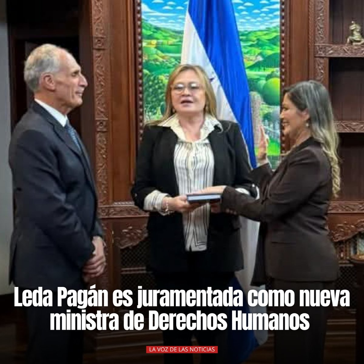 Leda Pagán fue juramentada como secretaria de Estado en los despachos de Derechos Humanos, asumiendo la conducción de la institución encargada de promover, proteger y garantizar los derechos fundamentales en el país, en el marco de los nuevos nombramientos dentro de la