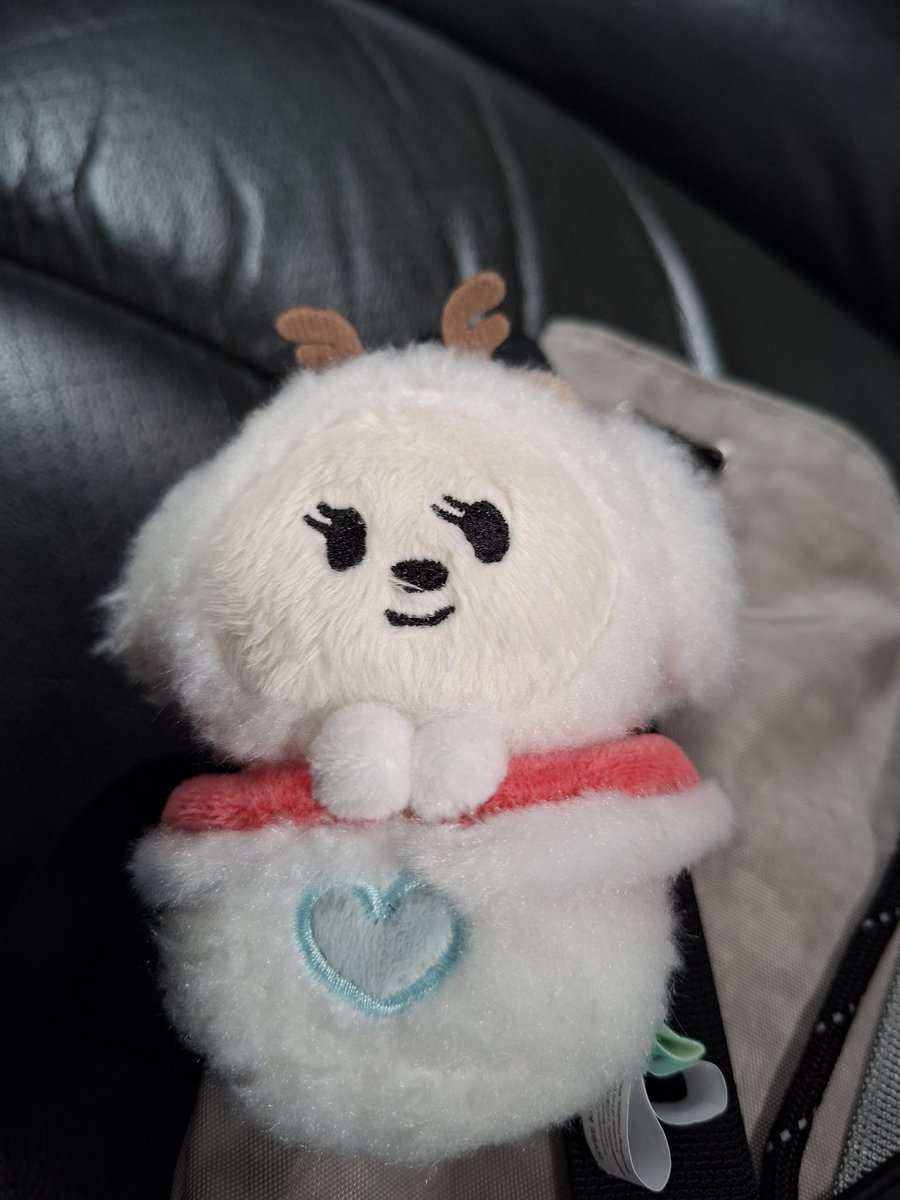 luckysnow09's tweet photo. 家庭出遊出門前一刻我妹發現我攜帶阿邁，她就衝進房間翻出栗嘻冬天版（沒錯她還有夏天版）說她也要帶栗嘻出去玩，名符其實的全家（？）旅遊 https://t.co/JzHK51Gjfy