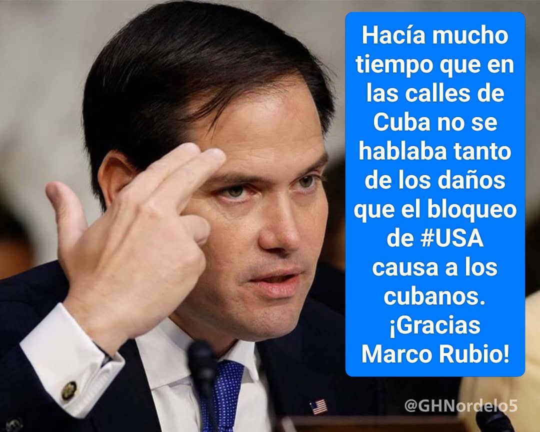 Y de pronto, no hubo que hacer más carteles, ni camisetas, ni programas para explicarlo: Todos aquellos que decían que el bloqueo no existe, o que es sólo contra "el régimen", callaron.
#Cuba #CDRCuba #TumbaElBloqueo #LetCubaLive