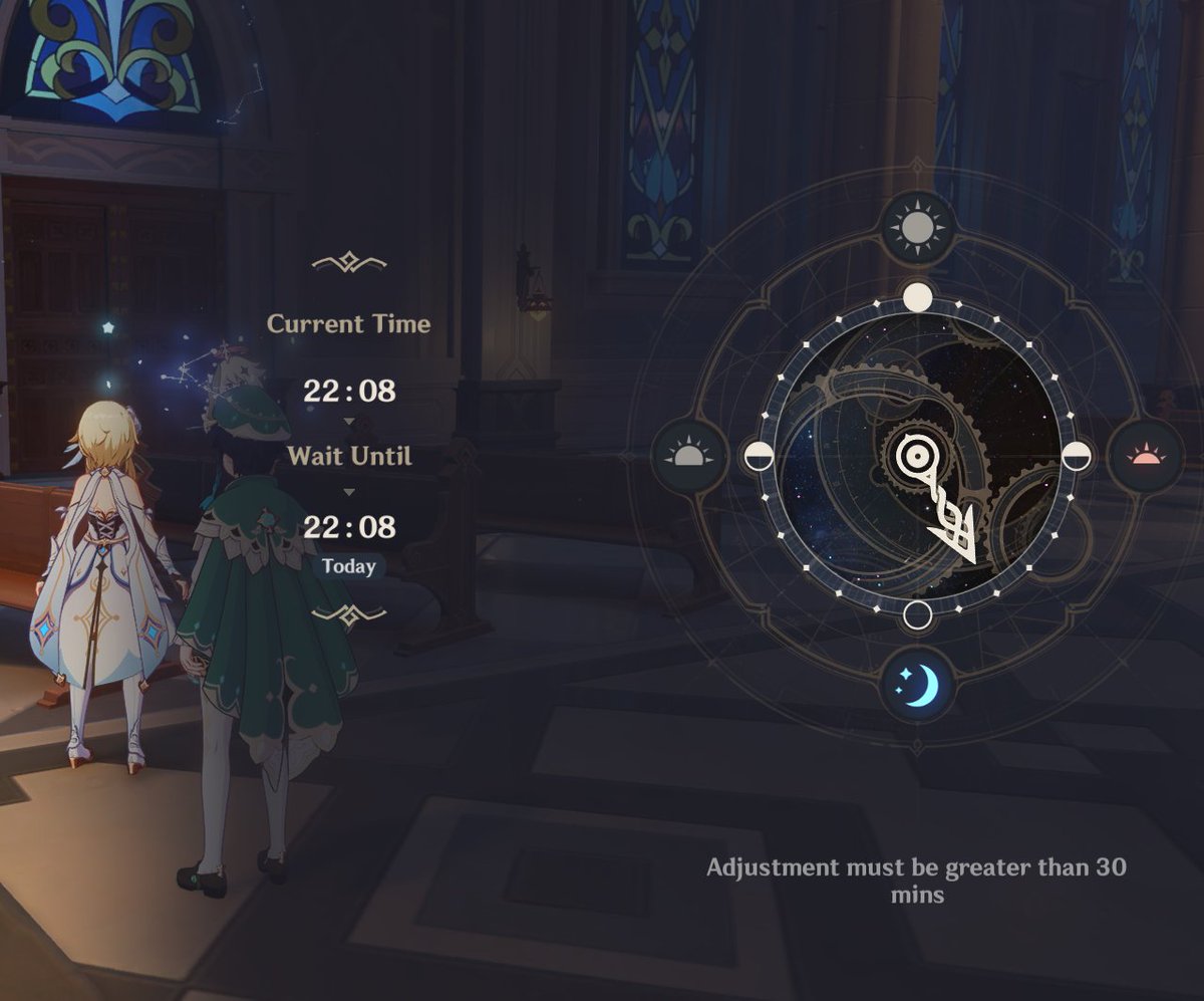 rightcalmit's tweet photo. you unlock time manipulation in the menu immediately after venti reveals his identity as barbatos https://t.co/vuOhDAH0RP