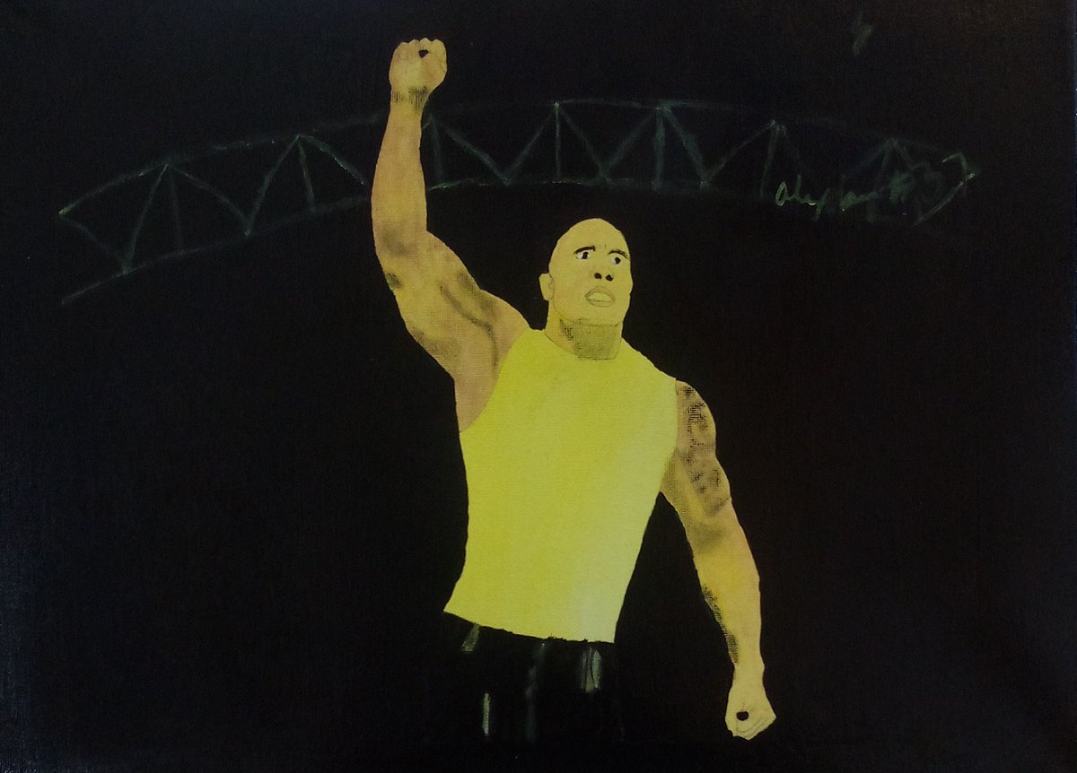 "$mackdown"

<a href="/TheRock/">Dwayne Johnson</a> 

#Art
#Painting
#Watercolor
#PolaroidPainting
#TheRock
#BlackHistoryMonth
#BHM