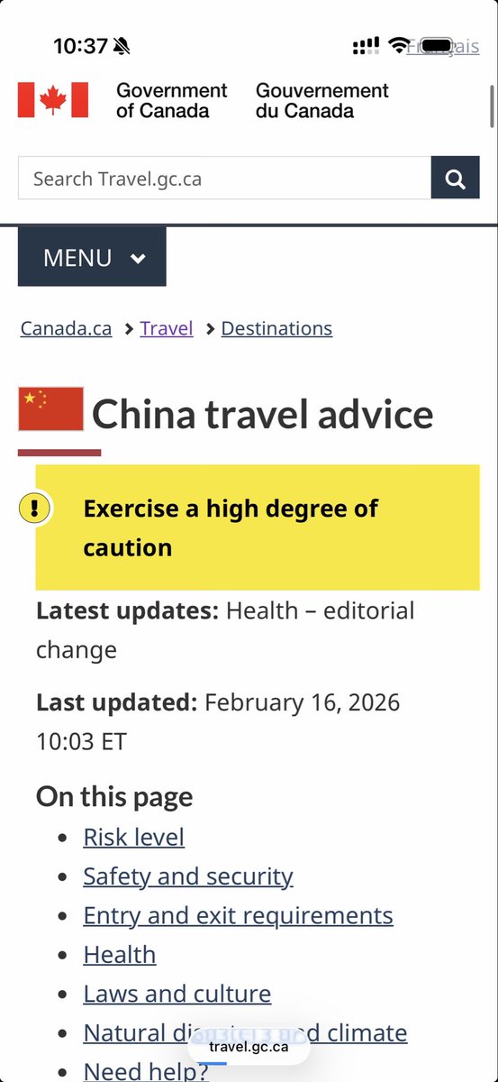 我女朋友说想去中国玩，
当时我绞尽脑汁的想如何说不要去，
幸好看到了这个！