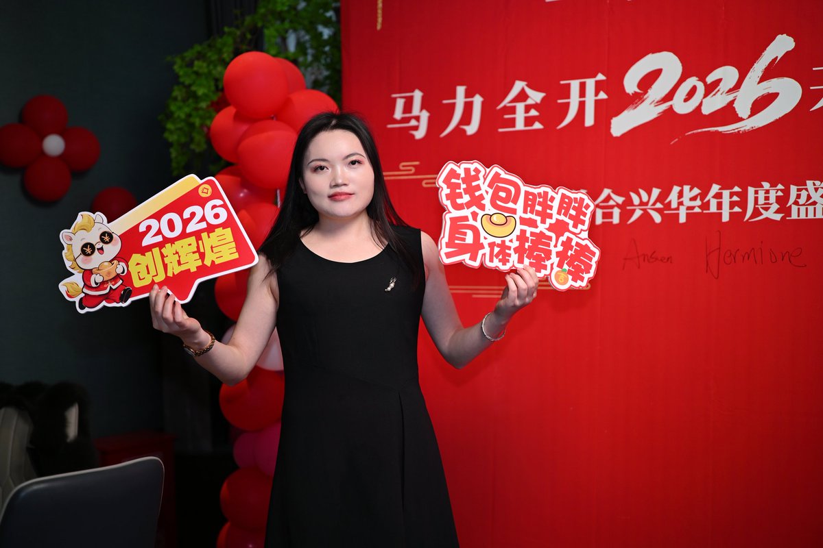 HanHermion1688's tweet photo. Gong Xi Fa Cai! 🇨🇳 Our team is gearing up for a prosperous year of global trade. Let's make 2026 a year to remember!🐴💰 #GlobalBusiness https://t.co/Rs0bXzvFjp