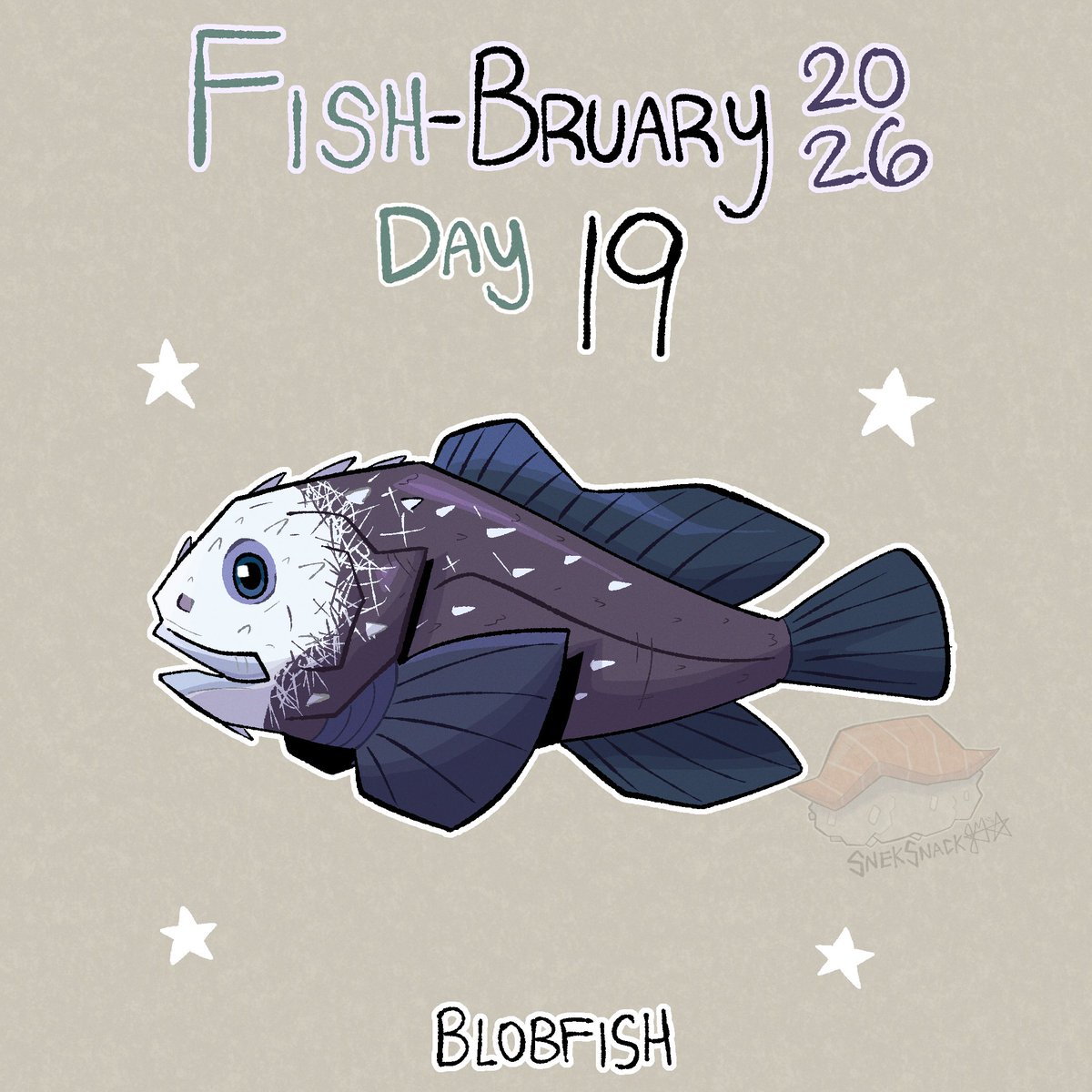 Snek_Snack's tweet photo. #Fishbruary26!
Day 19: Blobfish
First impressions are rather important...🐡 https://t.co/fze9MiWd6B