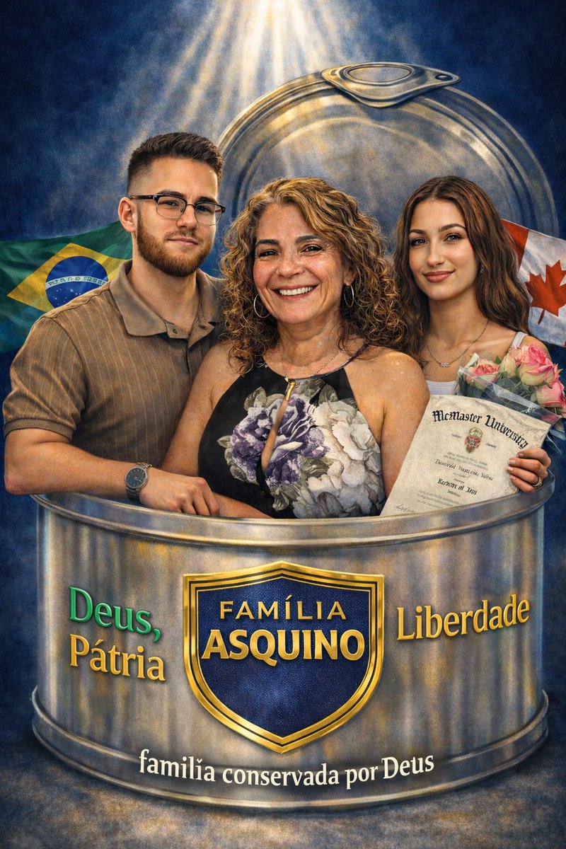 AsquinoCristina's tweet photo. Tentaram nos colocar “dentro de uma lata” para nos ridicularizar, mas esqueceram de uma coisa:
conservador não se envergonha da própria família. Se é para estarmos dentro de uma lata, que sejamos preservados, preservados por DEUS.
Preservados pelos nossos valores.
Preservados pela nossa coragem de não nos dobrarmos ao deboche.
Zombar da família conservadora não nos enfraquece, só prova o quanto ela incomoda.

Somos, sim, conservadores!
Sem pedir desculpas!
Sem medo!
Sem vergonha!