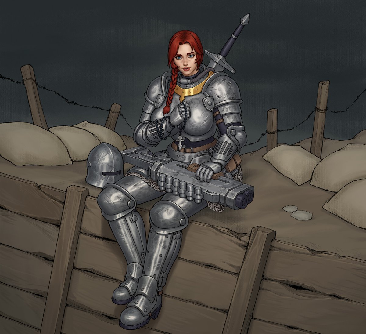 This is a character drawn for <a href="/Solemn_Vow/">Sargera Siegfried🔞</a> a while ago~