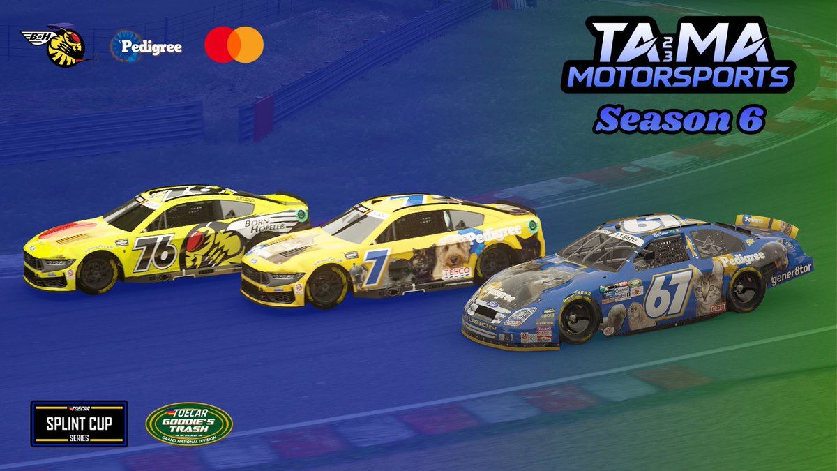 Heinz Harald-Hopeleß is joining Tama in Cup, driving the #76. Here is the 3 Tama cars that have been revealed so far…