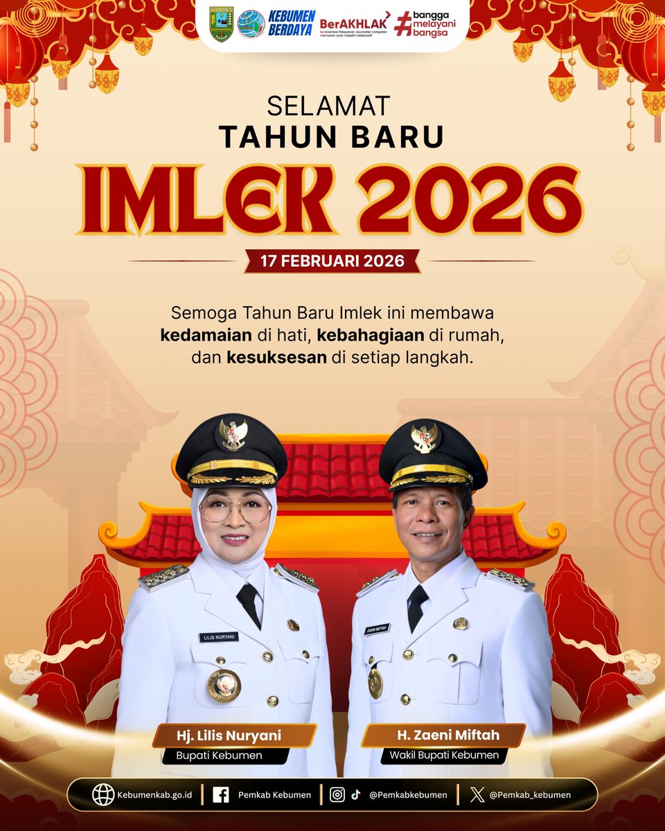 Selamat Tahun Baru Imlek 2026

#dukcapilprima
#pemkabkebumen
#imlek2026