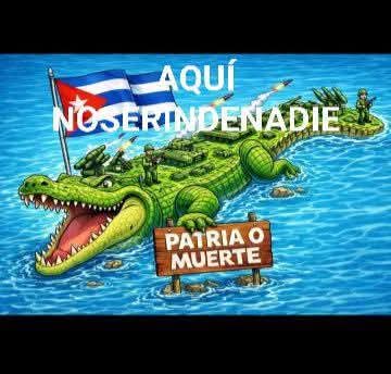 Aquì no se rinde nadie. #CubaEstàFirme