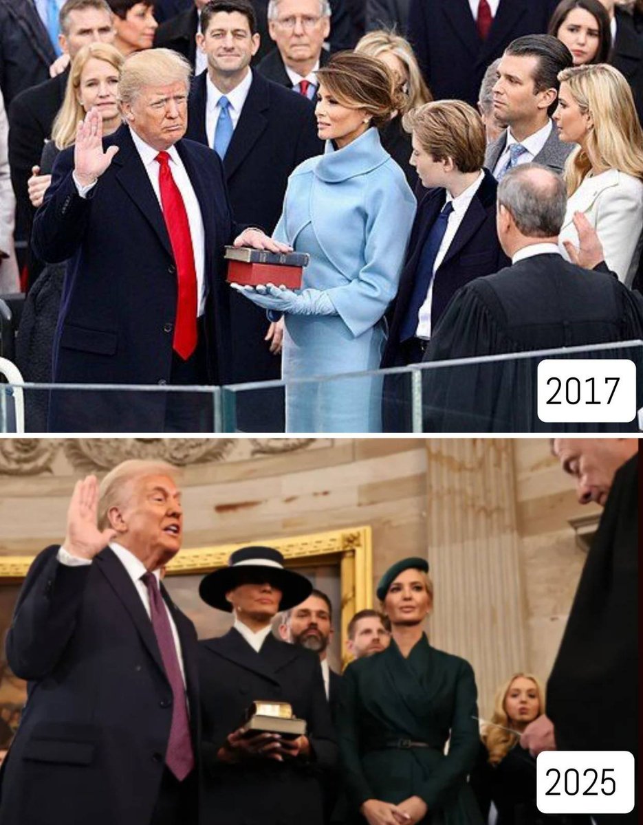 I hate to break it to all of the MAGA [MIGA] cult members but Donald Trump didn't take his oath on the Bible this term because he converted to Judaism and joined the international Chabad Lubavitch mafia. Could it be any more obvious?