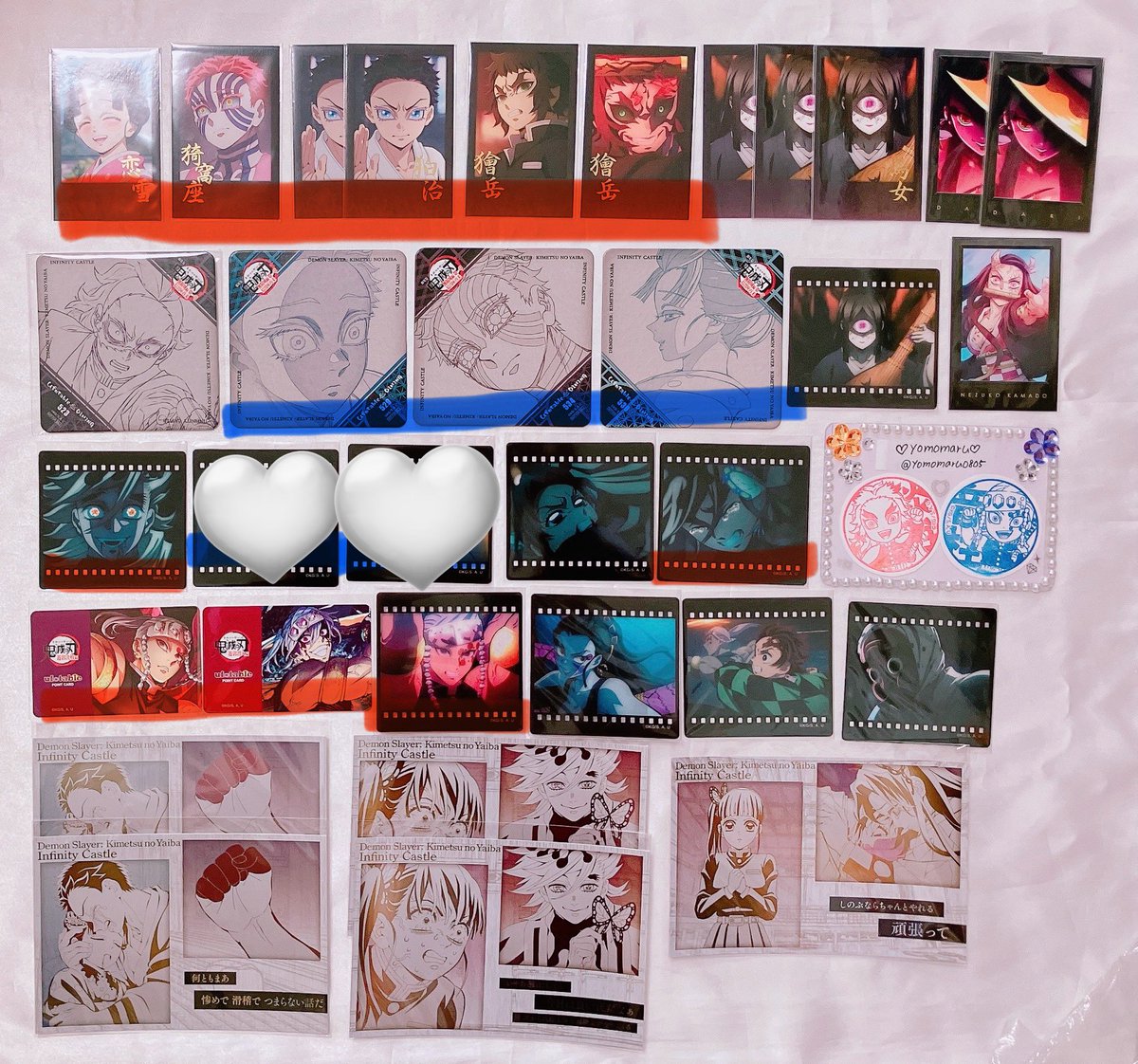 交換募集＊ 鬼滅の刃 ダイニング お楽しみくじ チェキ 缶バッジ ポスト