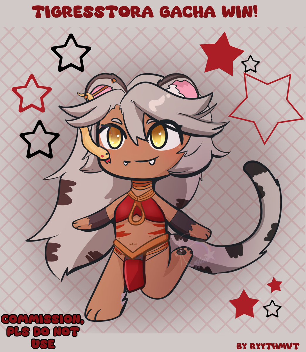 Ryythmart's tweet image. ✨COMMISSION ✨
For: @TigressTora 
I hope you like it :3 Love drawing dis silly tiger 
#ToraTributes