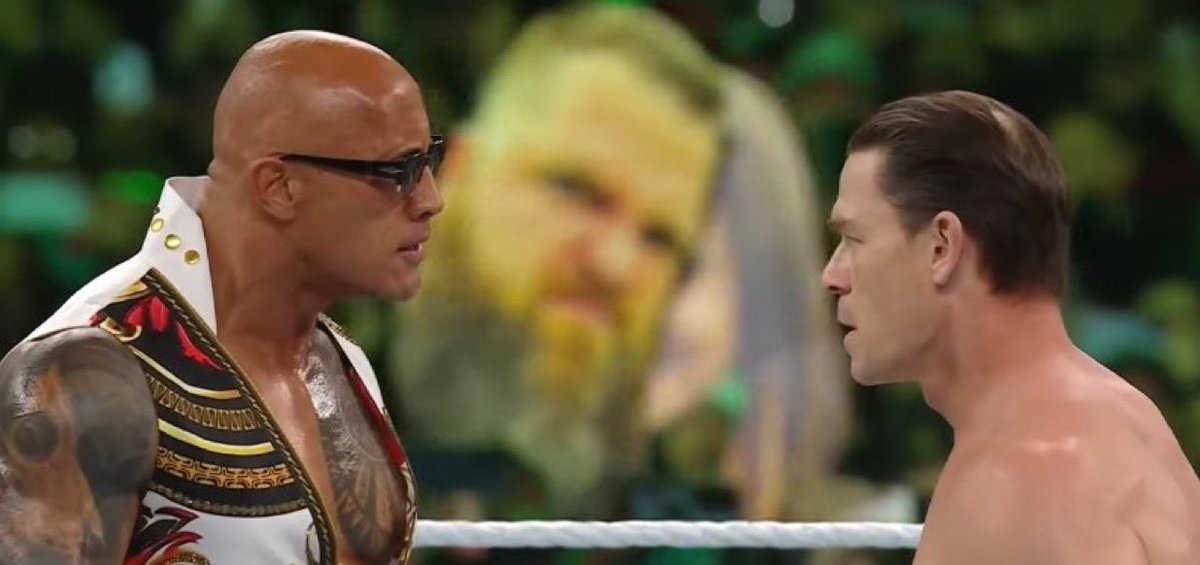 Those face signs genuinely ruined this moment at WrestleMania 40.