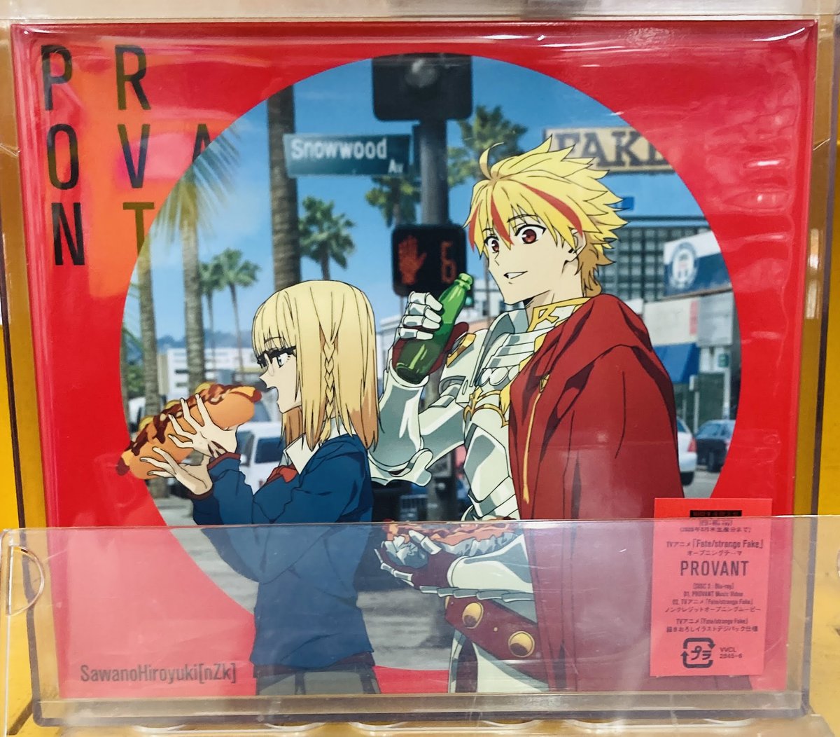 CD入荷情報】 ・TV Fate/strange Fake OP 「PROVANT」/SawanoHiroyuki 