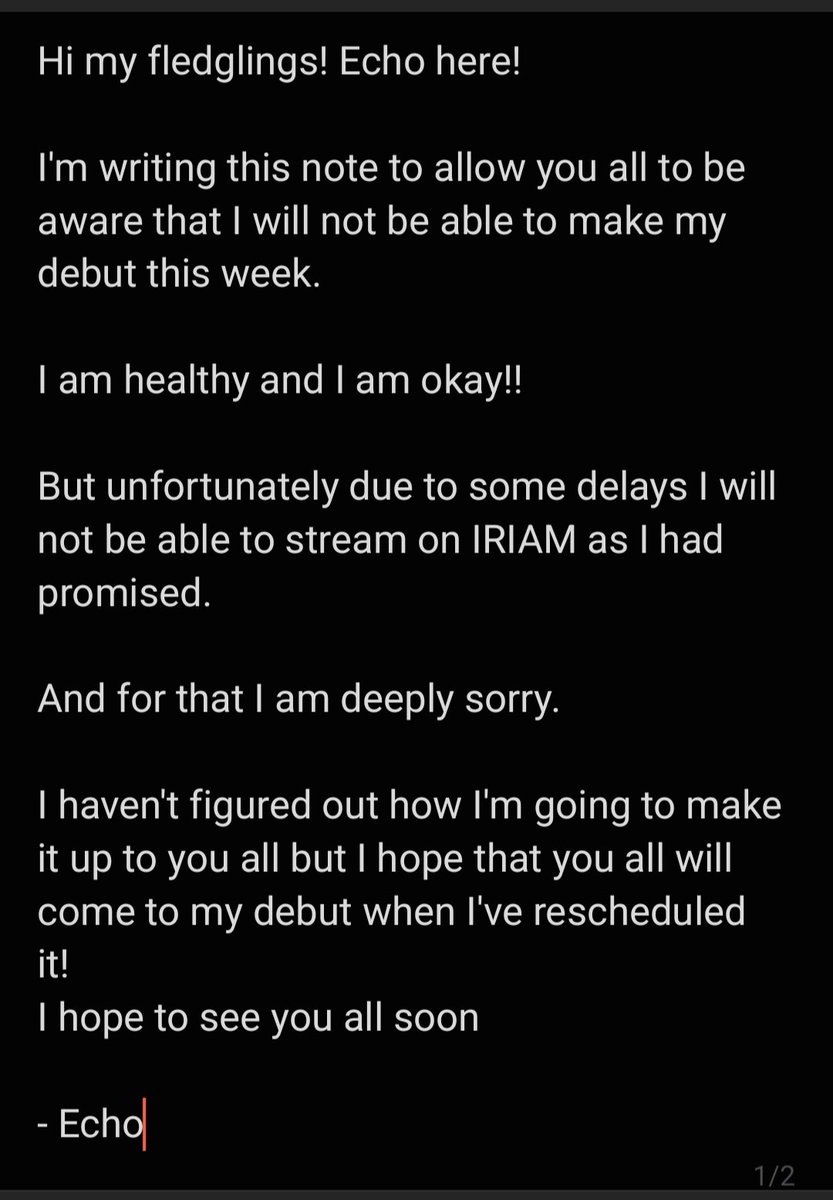 Echo 🐦‍⬛【IRIAM US】 tweet media