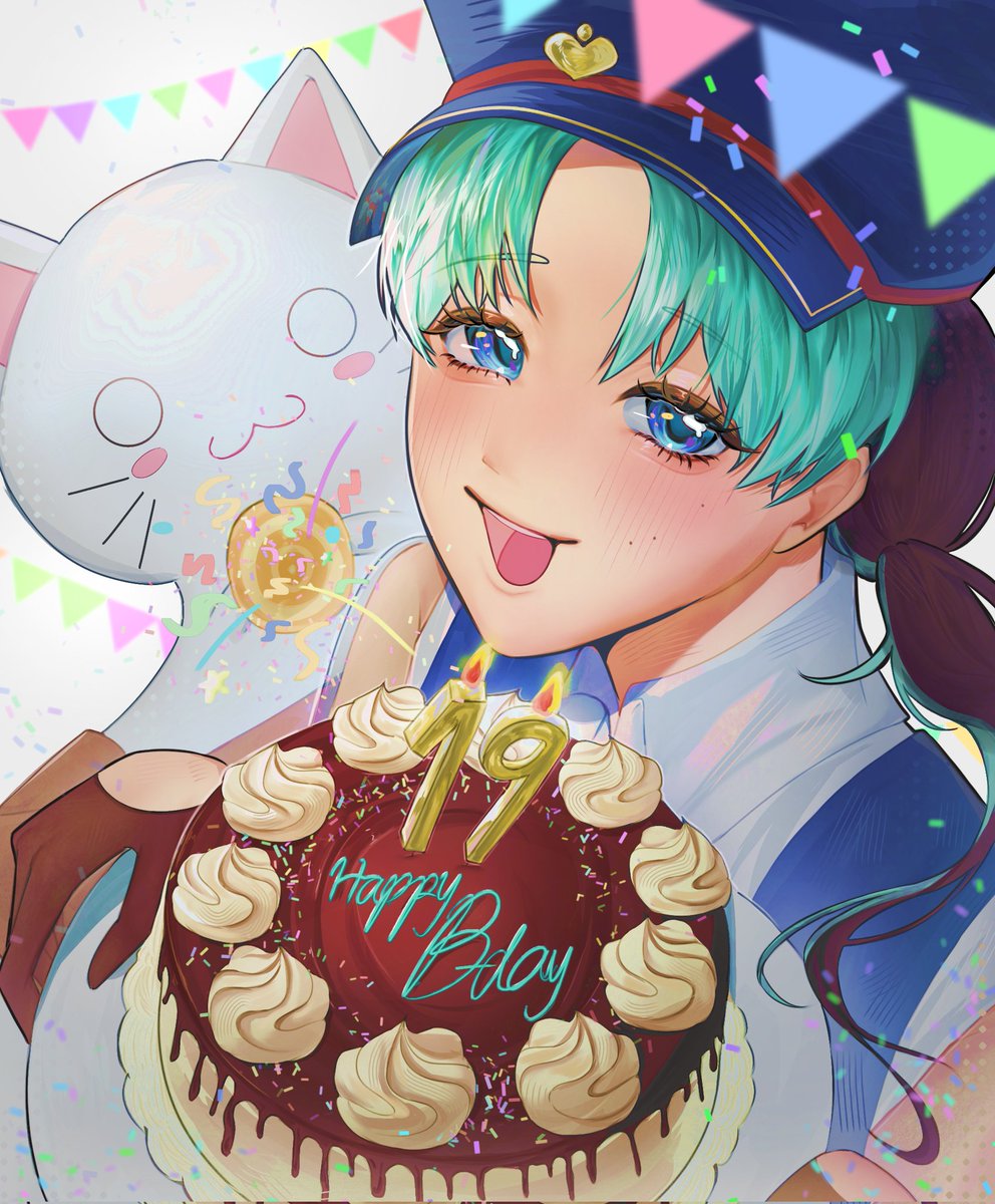 OrionMintVT's tweet photo. Thank you for all the birthday wishes! 🥹

When I get home let's celebrate it together okay? 🥳

#vtuber https://t.co/2LVmSQOTC3