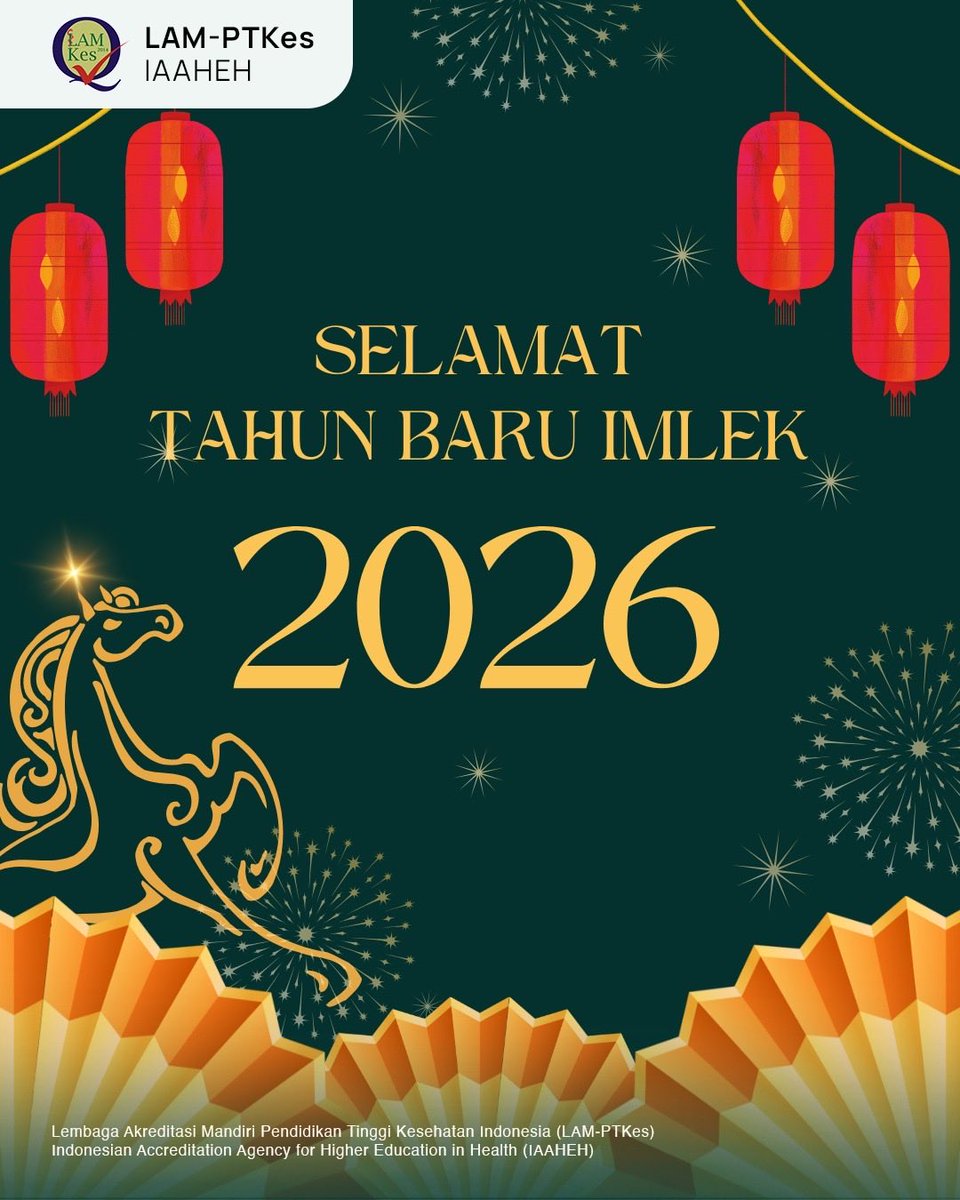 Gong Xi Fa Cai 2026! 🏮 Semoga tahun ini membawa rezeki melimpah, kesehatan prima, dan kebahagiaan tanpa batas.
#LAMPTKes #IAAHEH #BeyondStandards #PastiBermutu #Imlek #ChineseNewYear #LunarNewYear