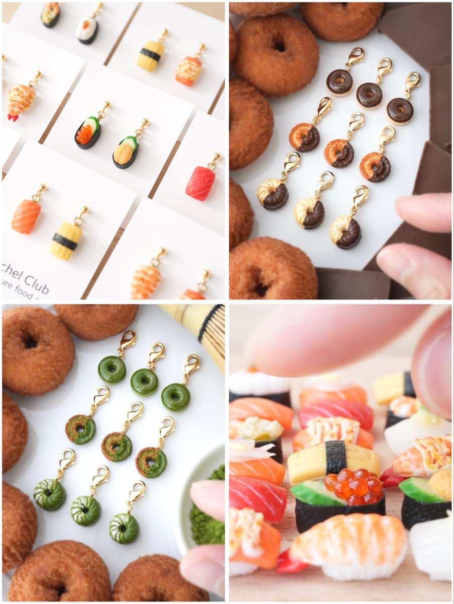 樹脂粘土などでお寿司やスイーツの
ミニチュアアクセサリーを
制作しています🍣🍵

▼委託
3/1〜3/31 Kiiro Candle.様
（愛知県西尾市）

▼event
5/23-24 #デザフェス63

<a href="/Lupopo_cafe/">*LUPOPO cafe&gallery* 三軒茶屋の糖質オフのケーキ専門カフェとハンドメイドのお店</a> さま
いつもありがとうございますꕤ