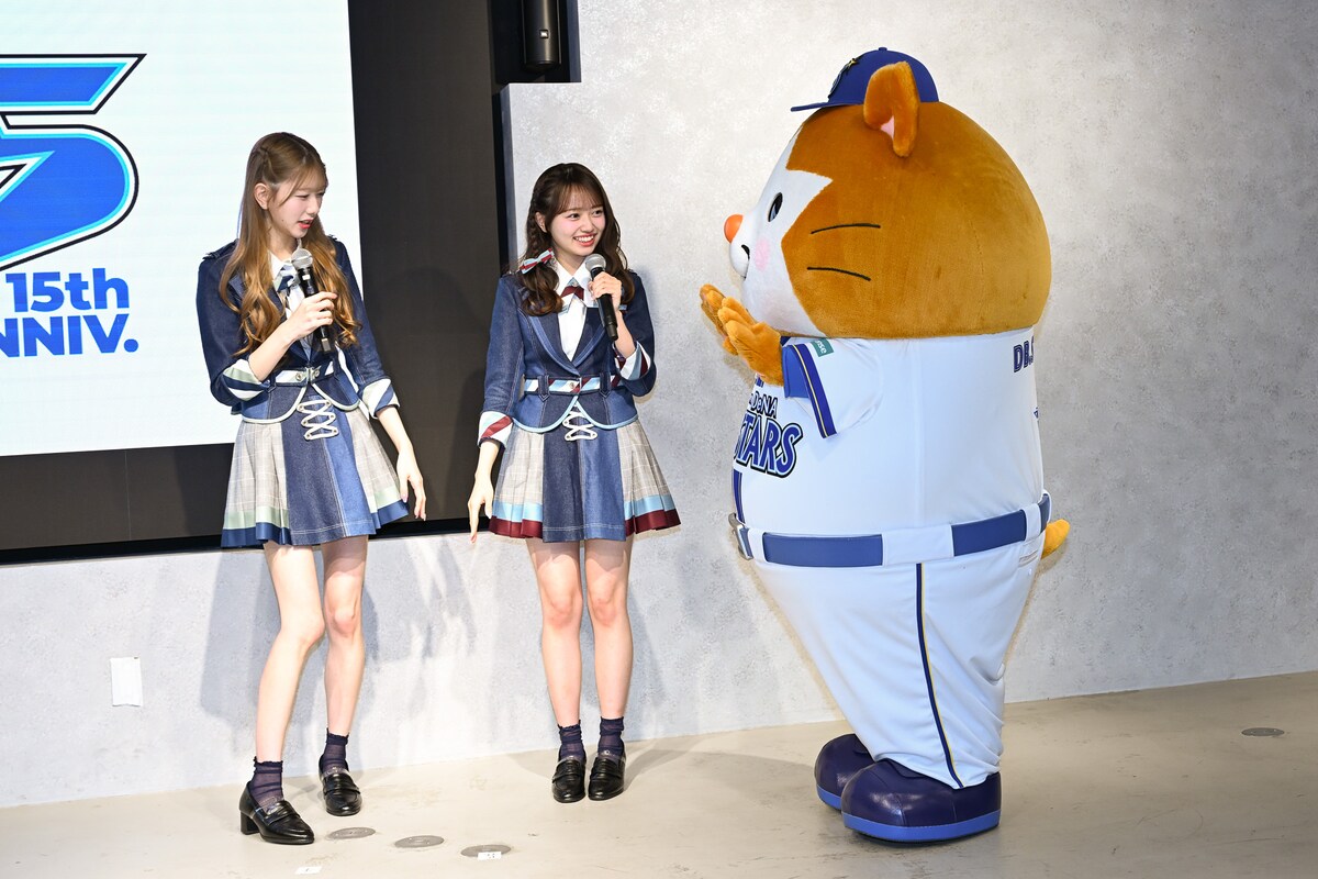 ⭐️AKB48千葉恵里＆花田藍衣 ベイスターズと子供たちの未来へエール