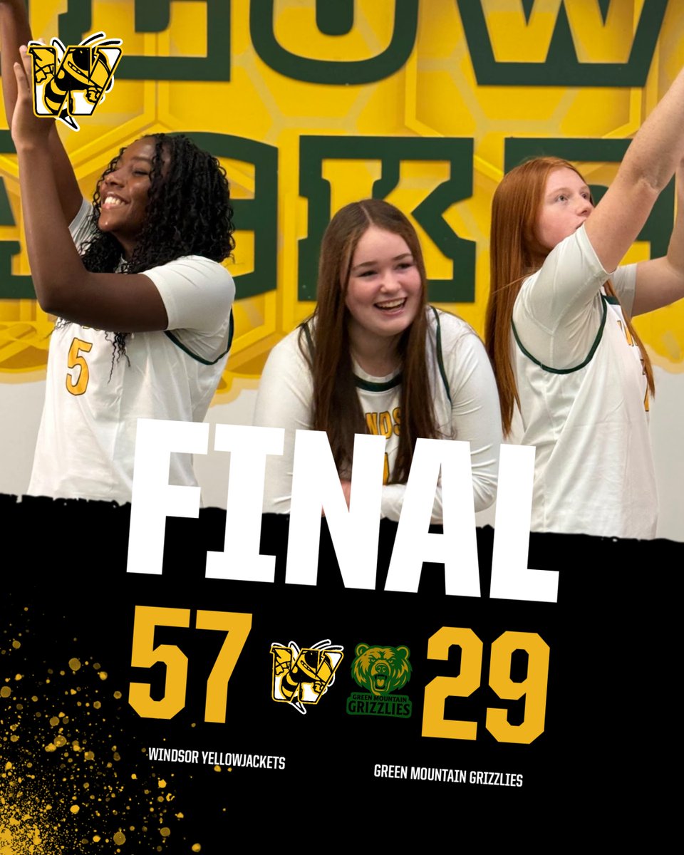 AthleticsWSD's tweet photo. #JACKSWIN: Varsity Girls Basketball celebrated its three seniors with a win over visiting Green Mountain. Amelia Rockwood led with 20pts, 3rebs. The three seniors scored 7pts (Kemari Wildgoose), 7pts (Mackenzie Daniels), &amp; 5pts (Cassie Clark.) https://t.co/R28vxNCsff