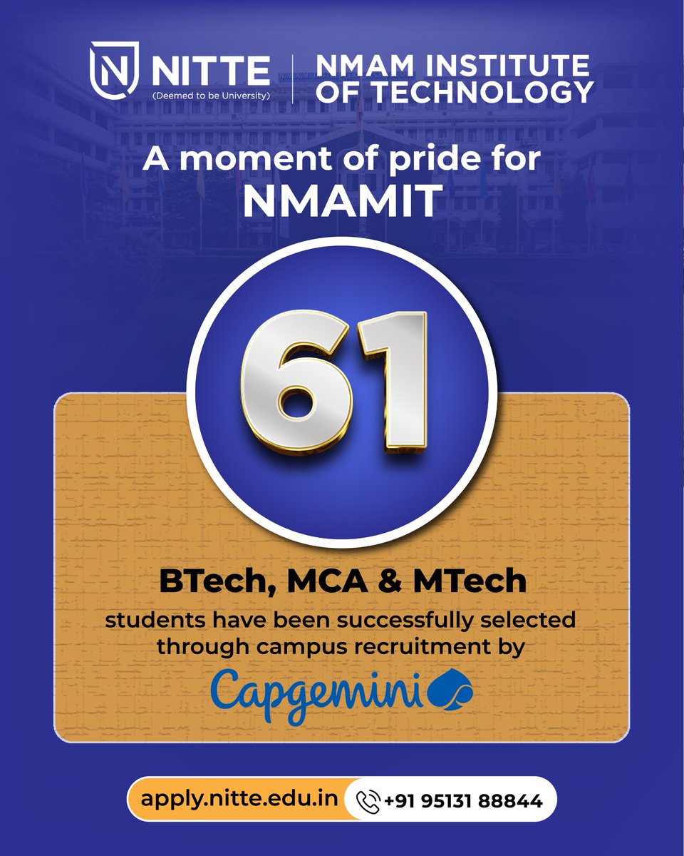 NMAMIT Nitte tweet media