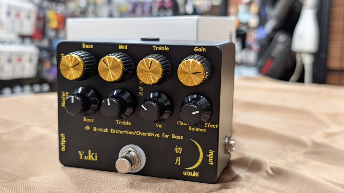 エフェクター入荷】 国産ハンドメイドブランド yukiの新作ペダル 初月