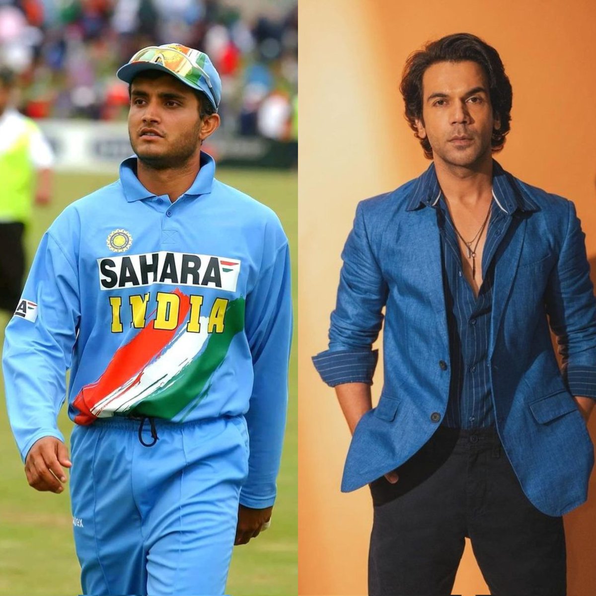 TelugucinemaRR's tweet photo. #RajkummarRao begins prepping for the #SouravGanguly biopic 🏏🔥

After gaining nearly 10 kilos for #Nikam, he’s now working on shedding weight to transform into “#Dada.”

“I’m not a believer in prosthetics. If I can achieve a transformation through hard work, I prefer that,” he says. 💪

Dedication level 💯

Are you excited to see him as Ganguly? 👀🔥

#RajkummarRao #SouravGanguly #Bollywood