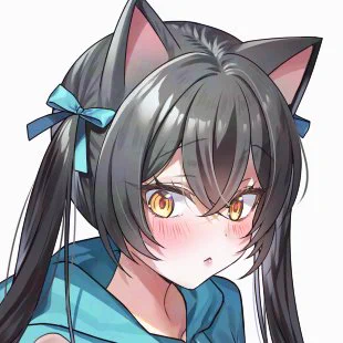 OC チンチラのぽんずと 黒猫七味(ななみ)