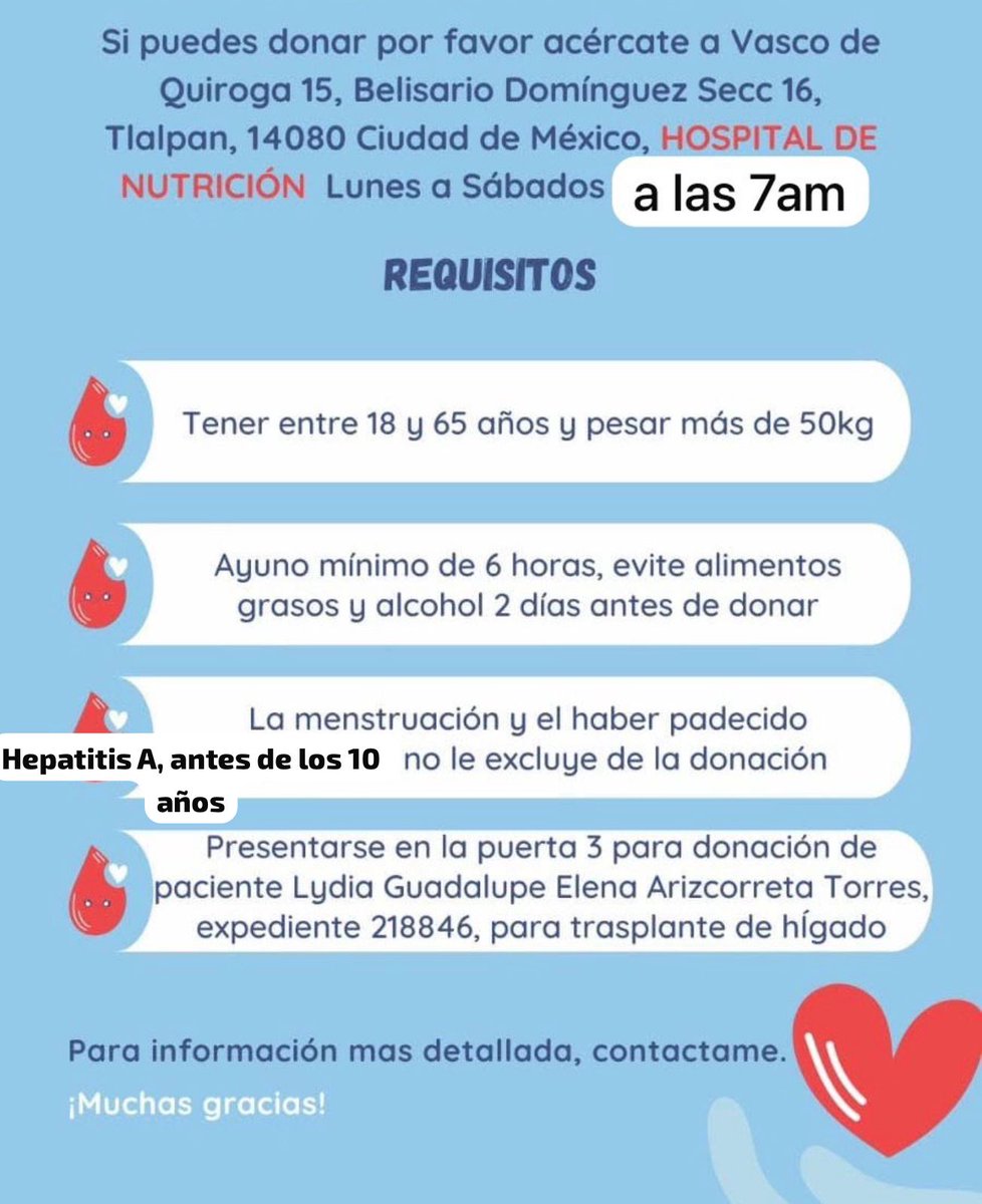 SalvadorReyes89's tweet photo. @DavidPraDino @algavito @pesegarra @acervantes_ @e_deportivo @inakimanero @LaloGonzalezM @VILLALVAZO13 Buenas noches. ¿Me podrían ayudar con un retweet a la siguiente publicación? Es para la hermana de una amiga @sofia_ariz Se solicita donadores para Lydia Arrizcorreta. Gracias https://t.co/A7fGmuugsO