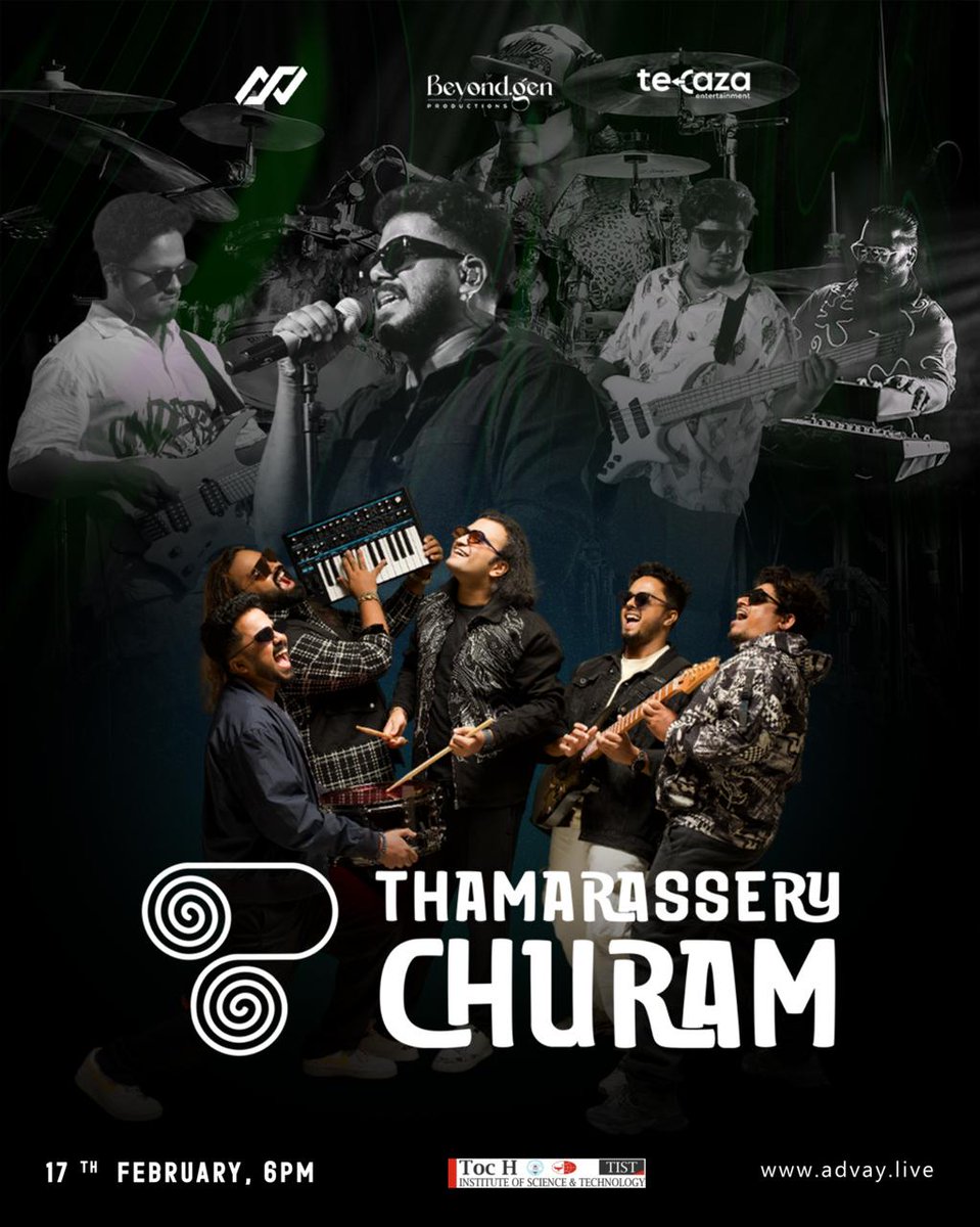 tochkochi's tweet photo. ADVAY brings you a powerhouse lineup for Feb 17th! Get ready to lose yourself in the music with the legendary Thamarassery Churam and the sensational Sarab Singh LIVE! 🎤🎸
#tochkochi #tist #toch #advay https://t.co/k992rAtrpk