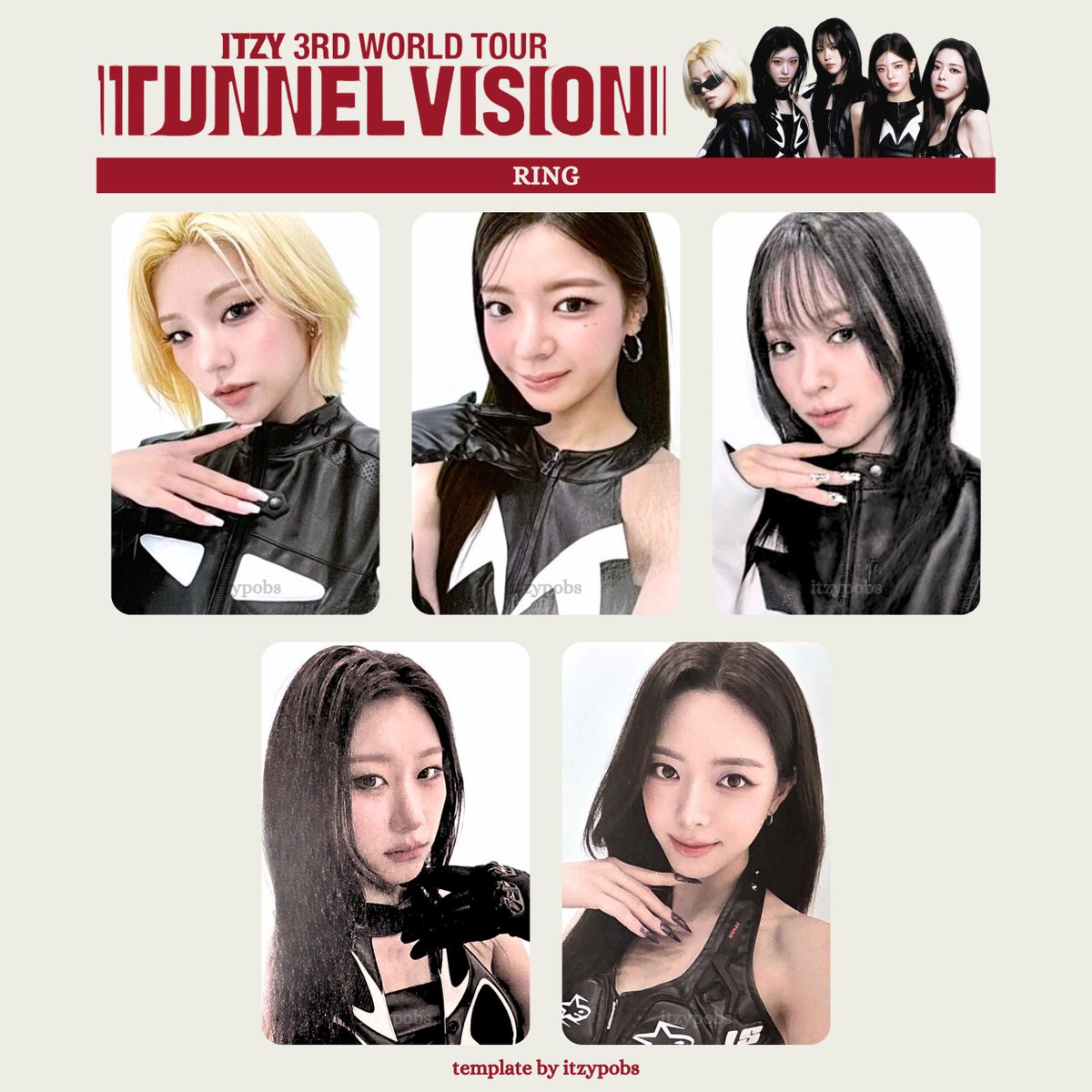 itzy ソウルコン トレカ 特典 midzy セット TNVS 🐜 ITZY 3RD WORLD TOUR <TUNNEL VISION> TNVS in seoul official