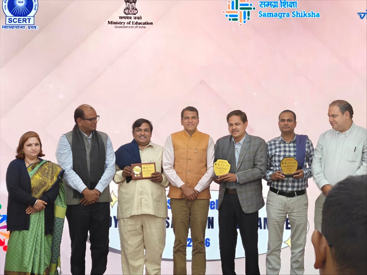 Today I was awarded by vidyanjali State level award at SCRT Delhi 

<a href="/EduMinOfIndia/">Ministry of Education</a> 

<a href="/vidyanjali_edu/">Vidyanjali</a> 

<a href="/DietBhola/">DIET BHOLA NATH NAGAR</a> 

<a href="/CMODelhi/">CMO Delhi</a> 

<a href="/Dir_Education/">DIRECTORATE OF EDUCATION Delhi</a> 

<a href="/EducationMirror/">Education Mirror</a>