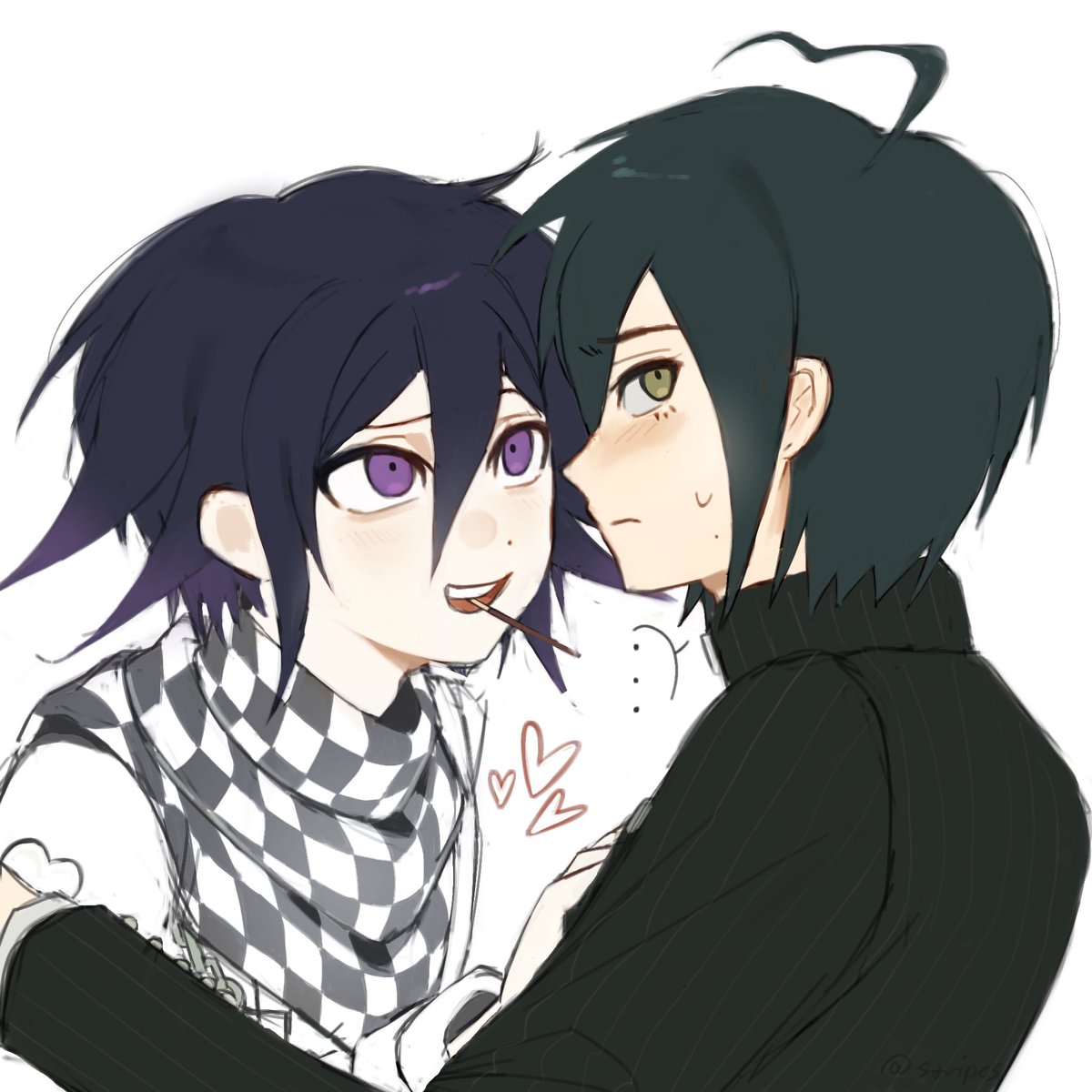 Badly colored saiouma doodles #danganronpa