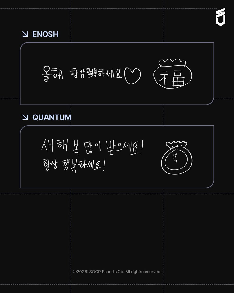 Auri_duck's tweet photo. 에노쉬 새복많 !

"올해 항상 행복하세요 ♡"

#Enosh #곽규준 https://t.co/v1N5YiEZIn