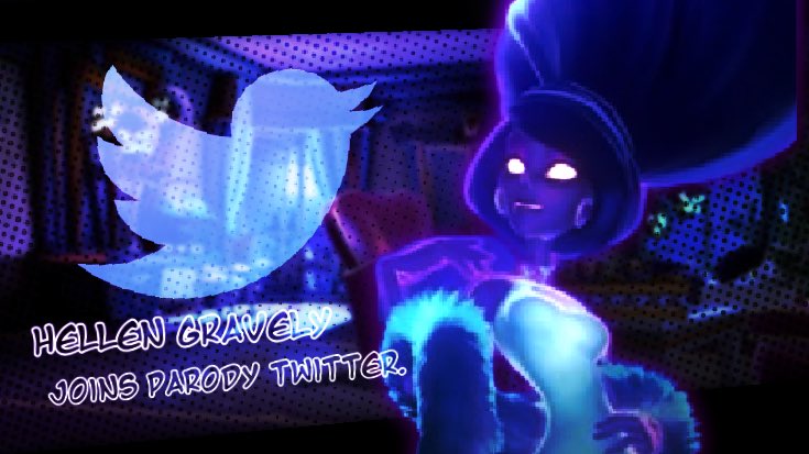 GH0STSLADY's tweet image. “Hm how interesting…..”

wonder what this odd bird is….”

[HELLEN GRAVELY JOINS PARODY TWITTER]

[#MarioRP #PTWT #MVRP]