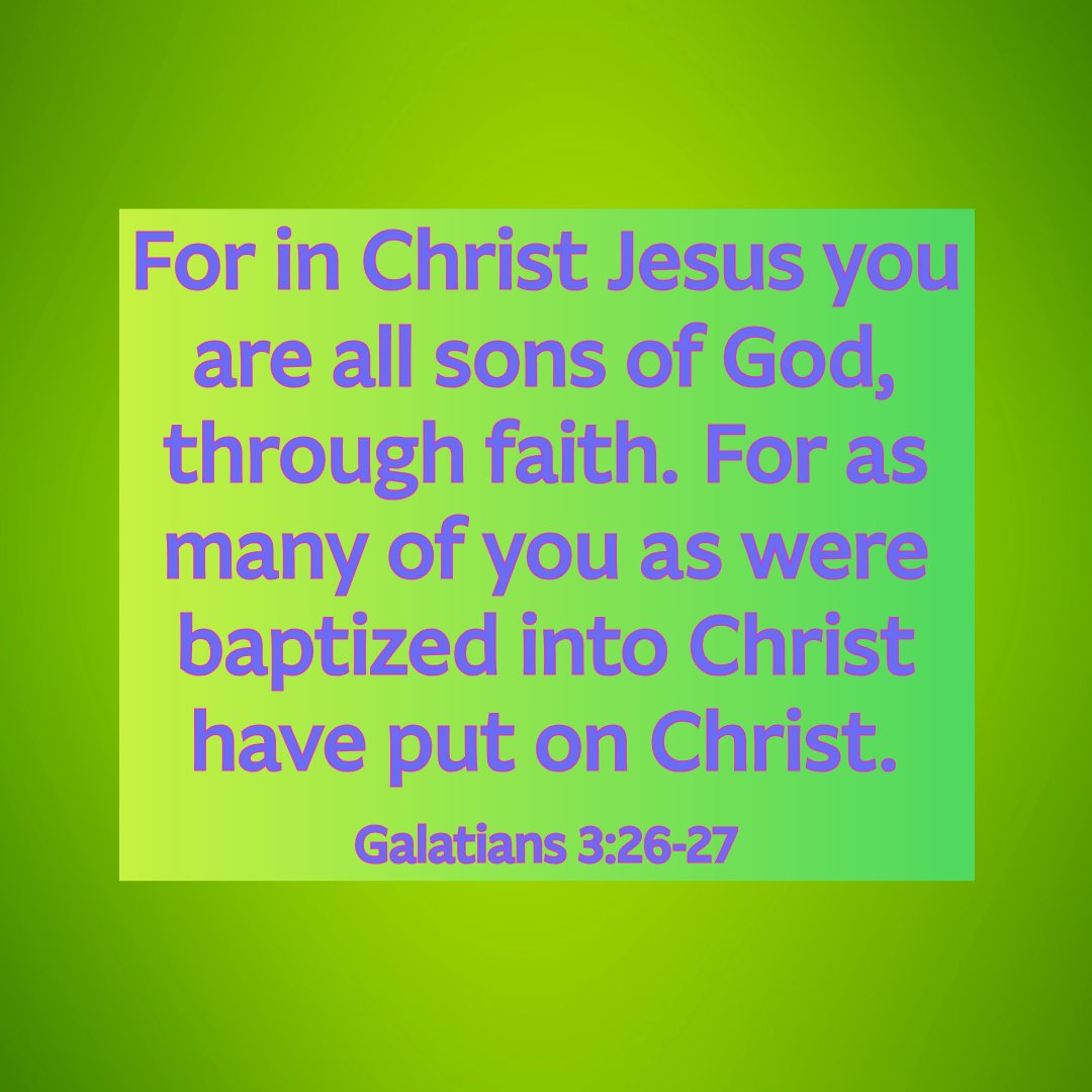 tweets_mb's tweet photo. #ChristJesus #SonsOfGod #Faith #Baptized https://t.co/E08WZKaB0l