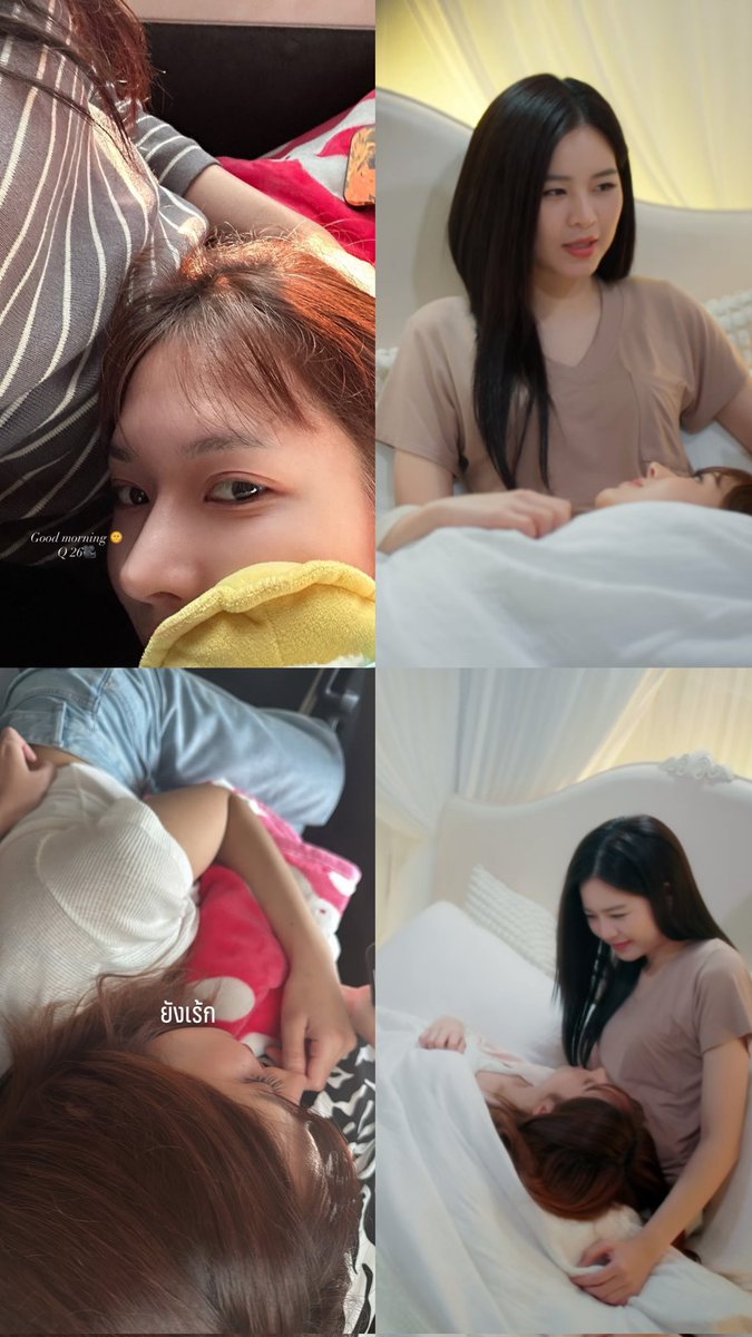 In series and real life, Mimu's favorite resting spot will always be Apple's lap😍🍏🐝

#วิวาห์ปฐพี
#4Elements 
#AppleMim