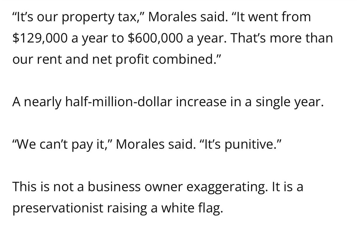 robbystarbuck's tweet image. This story about the Acme feed store is insane. The woke geniuses in Nashville raised their property tax by nearly $500,000, which is more than their rent and net profit COMBINED. Nuts.

Democrat Mayor @freddieoconnell says "It’s not up to me whether he keeps that business open."