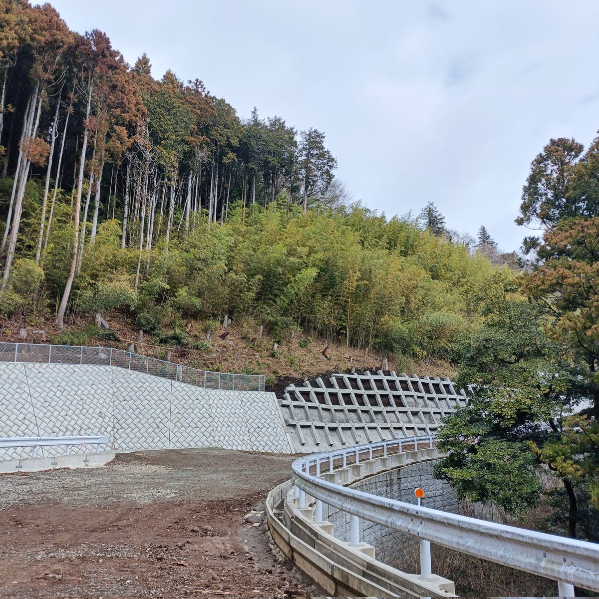 小田原湯河原線推進協議会で広域農道整備事業「小田原湯河原線」の現地視察に行ってきました。工事車両の搬入路が１方向しかないのに加え、想定外の巨大な岩の掘削に時間がかかり、整備が大幅に遅れていましたが、入生田からヒルトン小田原付近までの供用開始にやっと目処が立ちました。