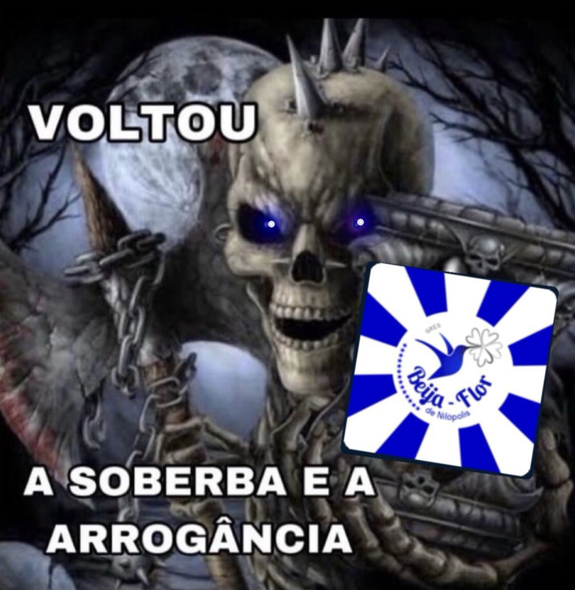 Miguelmainmew's tweet photo. #BeijaFlor 
SIM
ELA VOLTOU
A SOBERANA
O ROLO COMPRESSOR
O MONSTRO DOS ANOS 2000
A SOBERBA
A ARROGÂNCIA https://t.co/0KOqpvTkYL