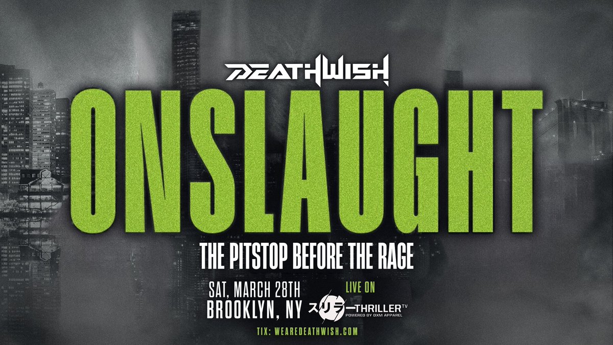 One more thing. After Backyard Wrestling and just before Streets Of Rage as a part of the <a href="/HavocPro2k/">HAVOCProWrestling</a> Collective...
We will be making a Pitstop in Brooklyn, NY for Deathwish: Onslaught on March 28th. Both BYW and Onslaught Cards will come out this week!

See you there
#WWE2K25