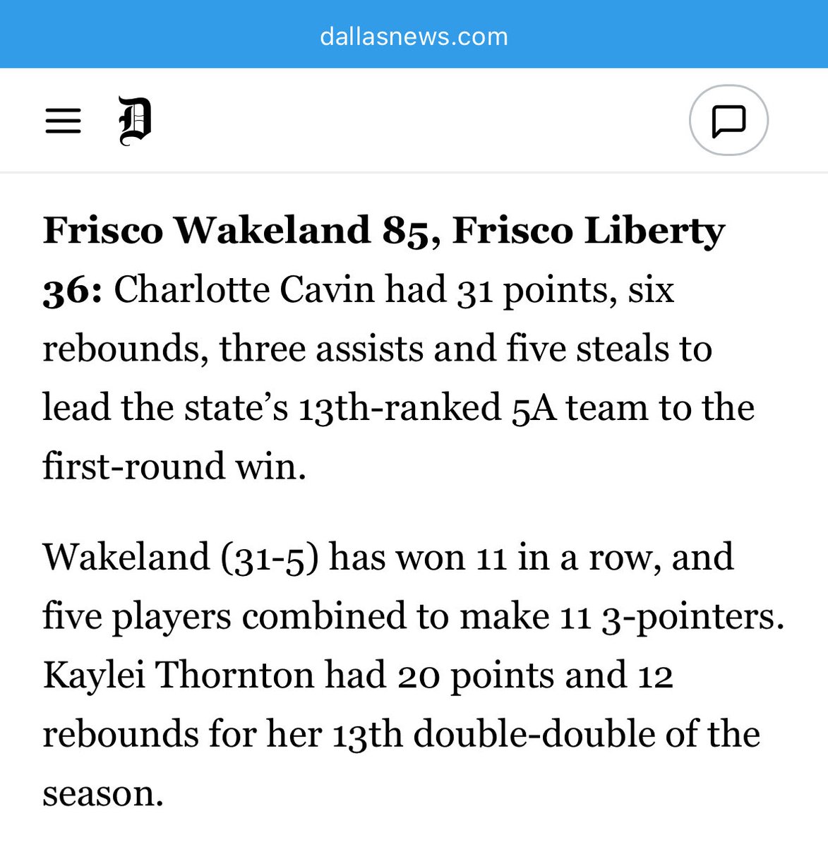 Wakeland Girls Basketball tweet media