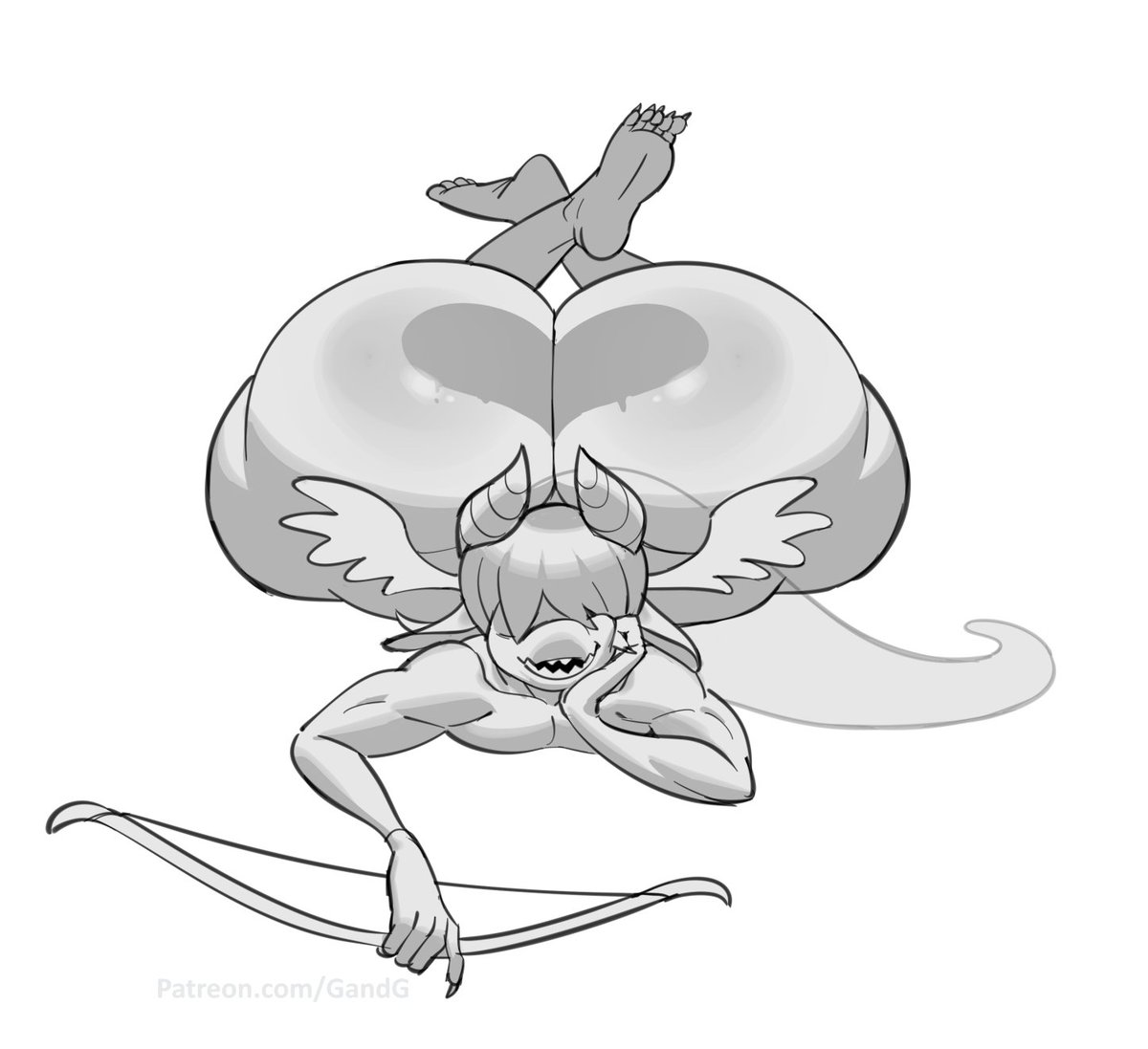 Here's what Billy's big kobold ass was doing for Valentines' Day 💘 probably. Billy belongs to Dr. Weird!