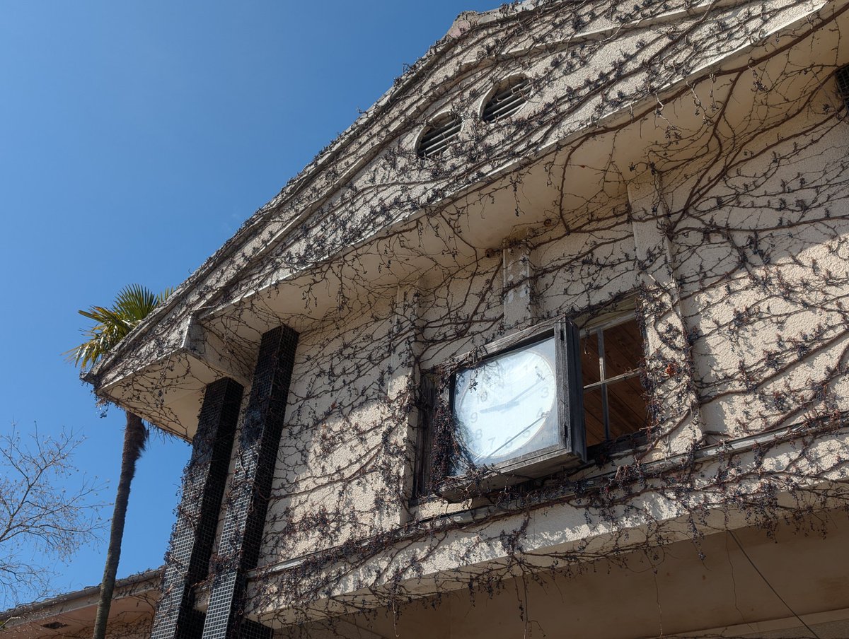 旧小学校跡地。
臨時休館でした。