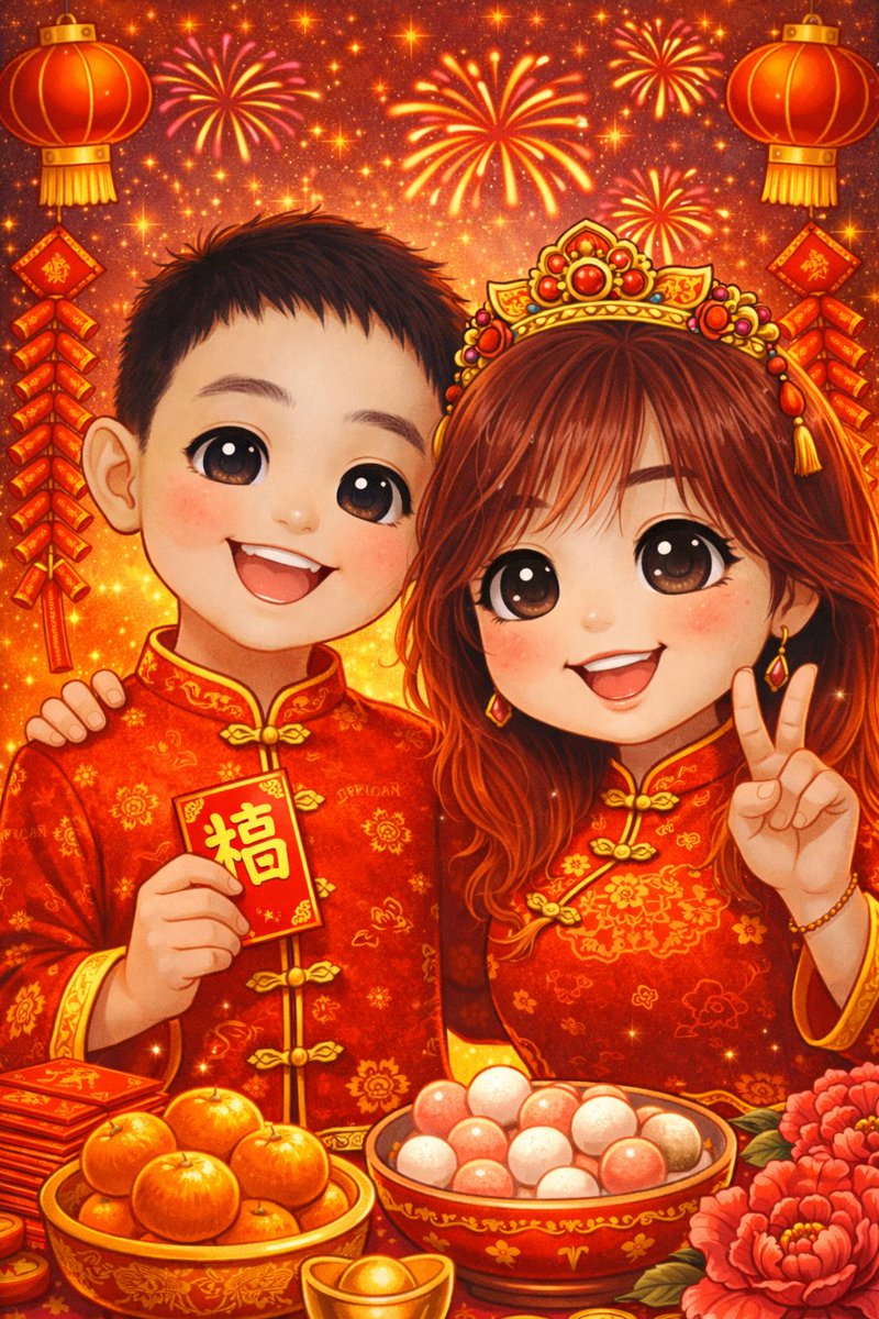 Shereenchee_822's tweet photo. 大年初一，
祝大家：马年大吉！🐎
出门遇贵人，进门闻喜讯。
订单多到接不赢，钞票多到数不清！
愿您在2026，能量翻倍，
财富翻倍，新年大吉！🧧🧧 https://t.co/flOw5XMnPt