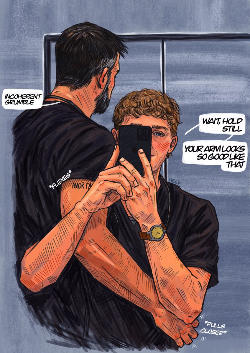 sometimes you gotta show off your bf
#thepittfanart #hucklerobby