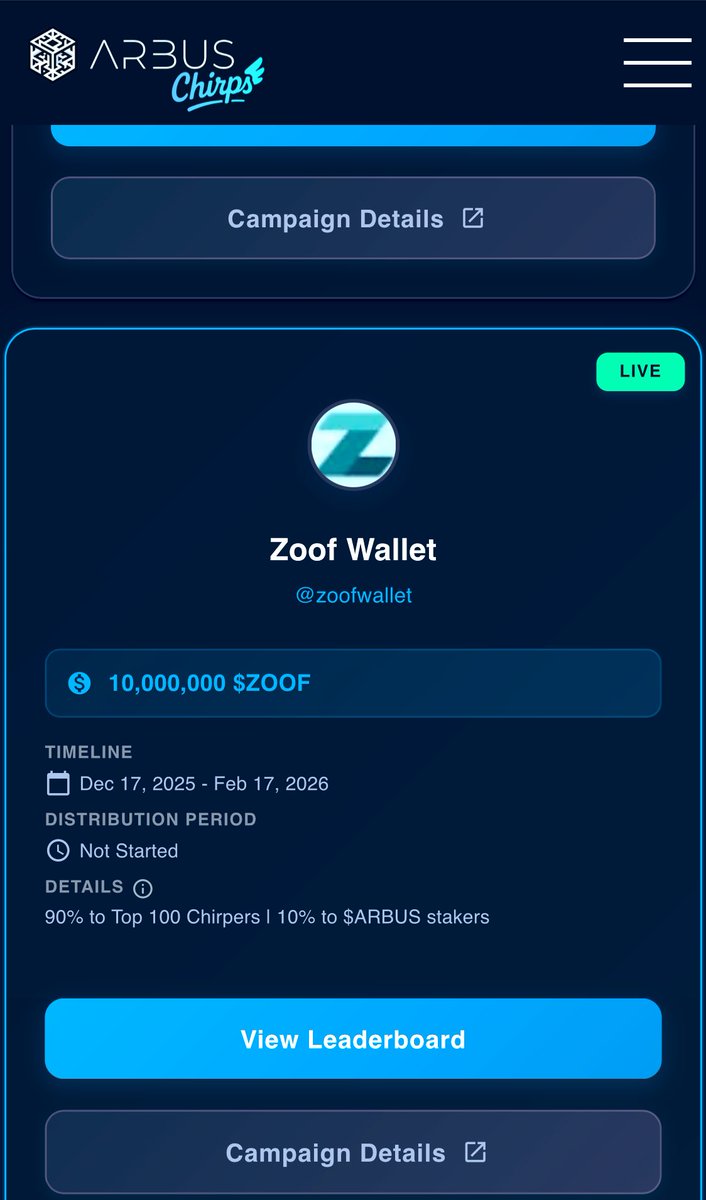 GM CT!!

Well…. Last Day for <a href="/zoofwallet/">Zoof Wallet</a> !! 
And in the next 2 days, <a href="/AgentArc_/">Agent Arc</a> will end too!!

Good thing we still have <a href="/useOttoAI/">Otto AI</a> chirp running and coming in strong till July 💪🏾 

The question is this; 

“When is <a href="/maicrotrader/">maicrotrader</a> coming?”
“When are we expecting new chirps on