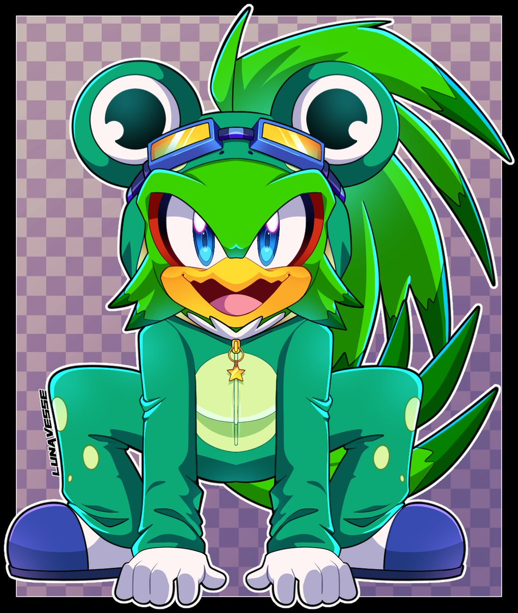 Jrog The Hawk
I taken a small break from other projects to make this quick fun gift piece for my amazing friend <a href="/JetTheHawkVA/">JetTheHawkVA</a> of his Jet in a frog onesie.

This came out better then even I expected from how fast this was made so I am very proud of this piece.